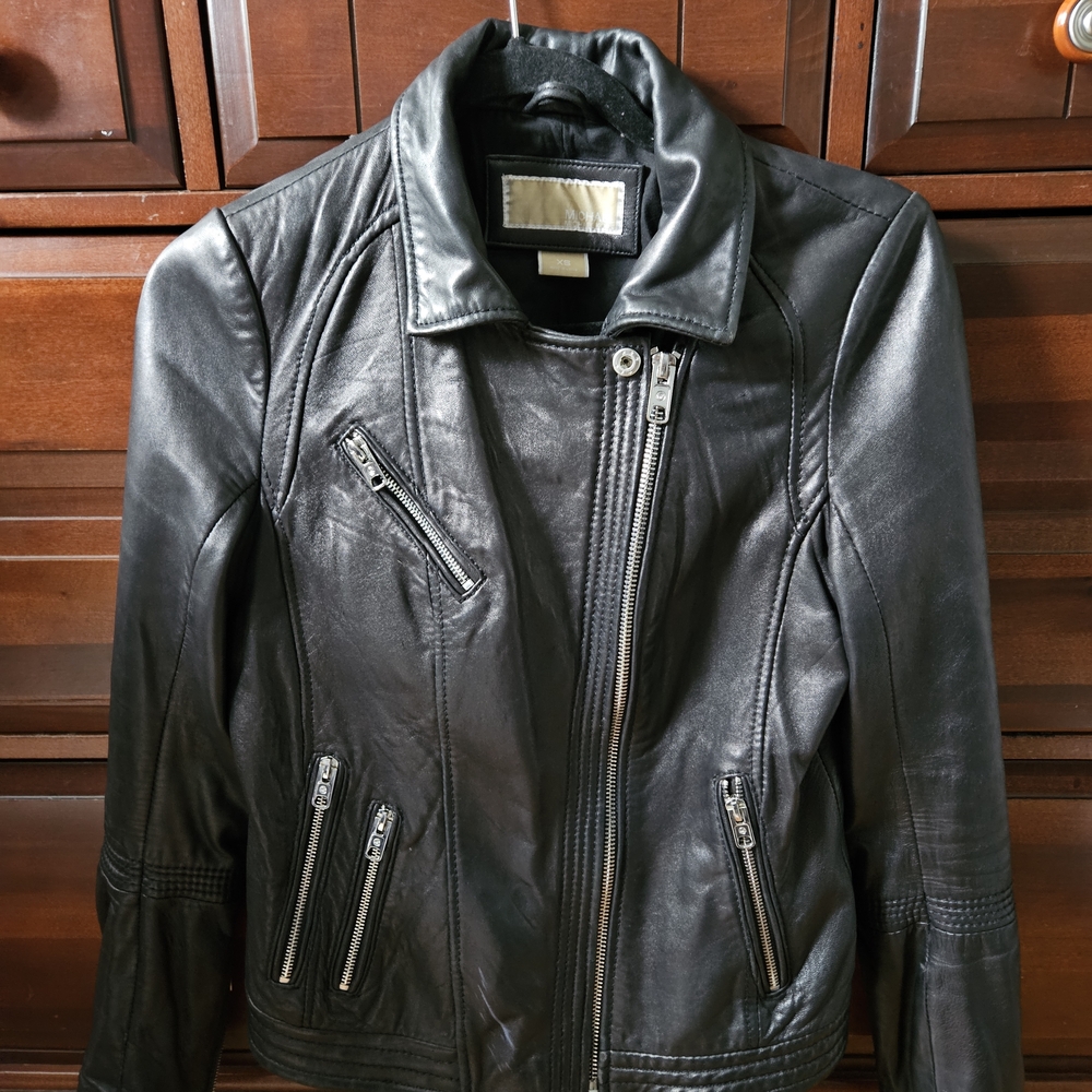 Women's Black Leather Jacket